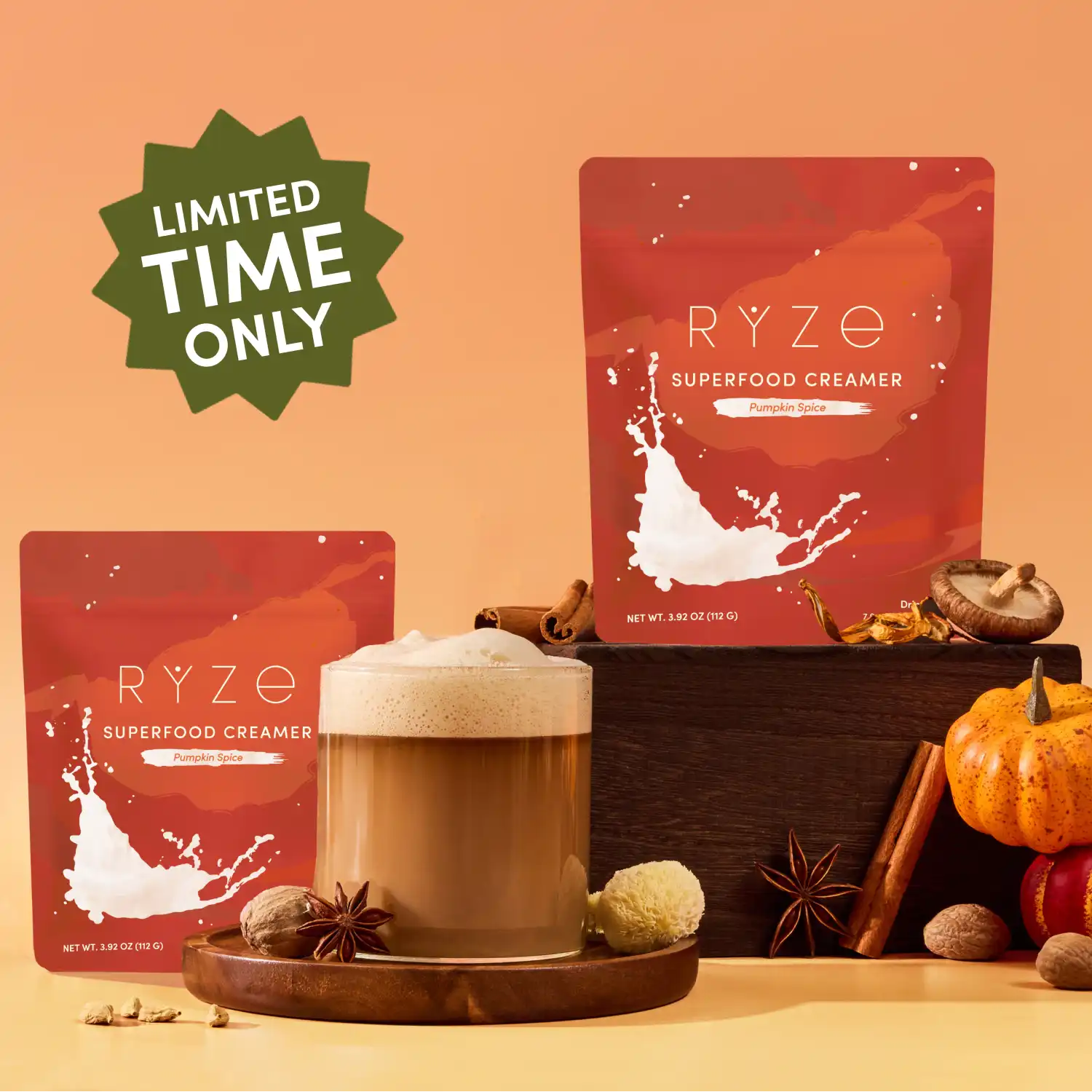 Pumpkin Spice Superfood Creamer Add-On (SPECIAL PRICING) - Clean Style