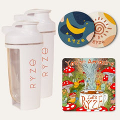 2 Shaker Bottles + FREE Gifts - Fresh Style