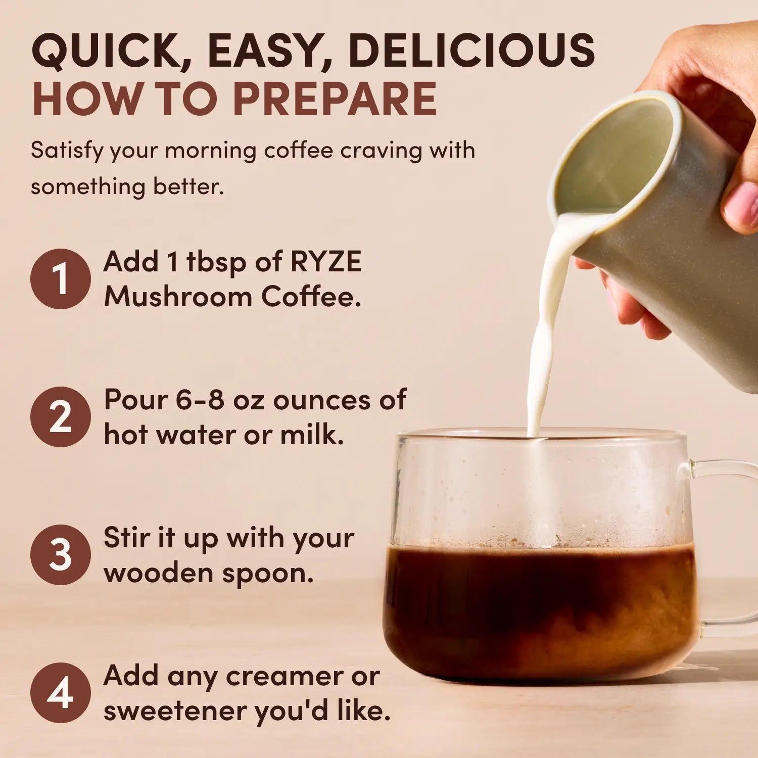 Coffee Dark Roast (30 Servings) - Quick Setup