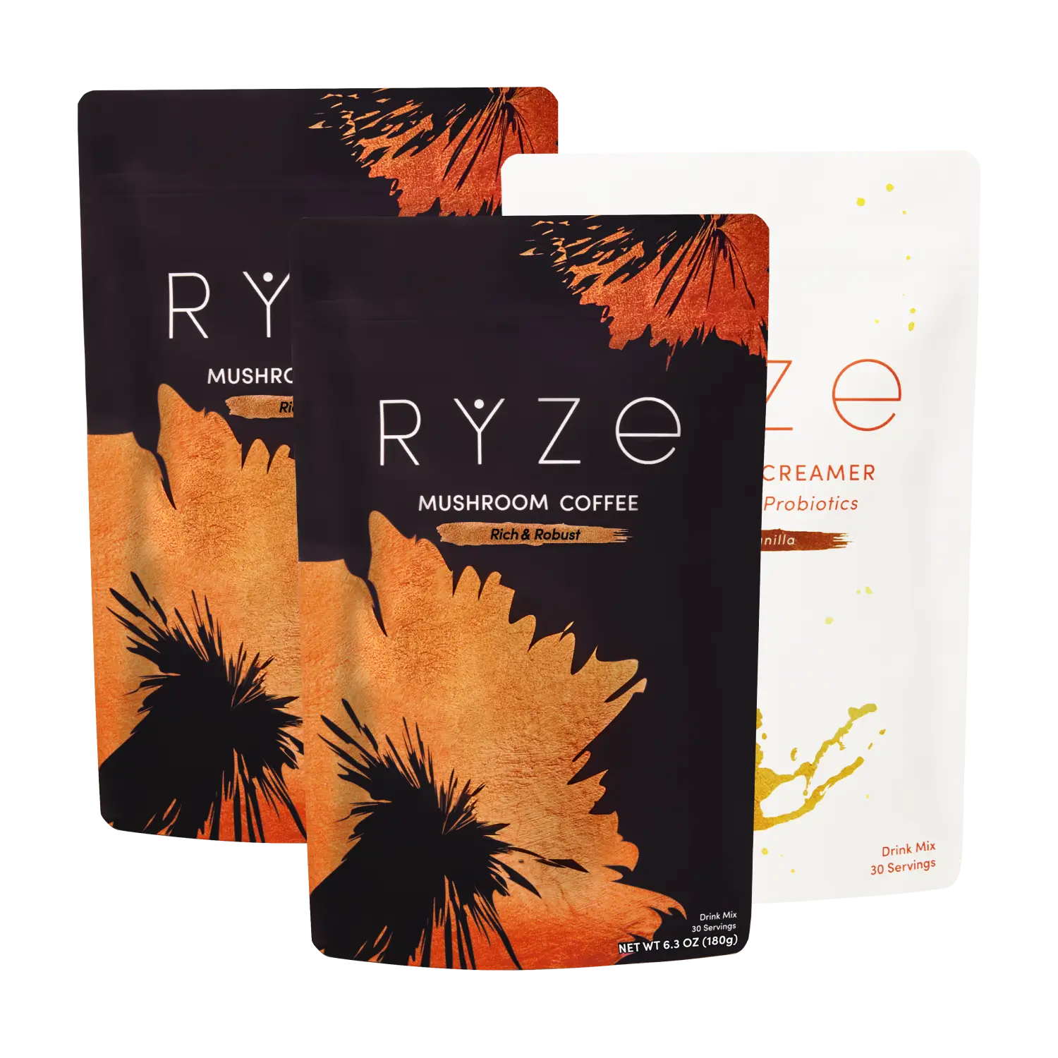 RYZE Ritual Set Dark Roast + Creamer - Ready Routine