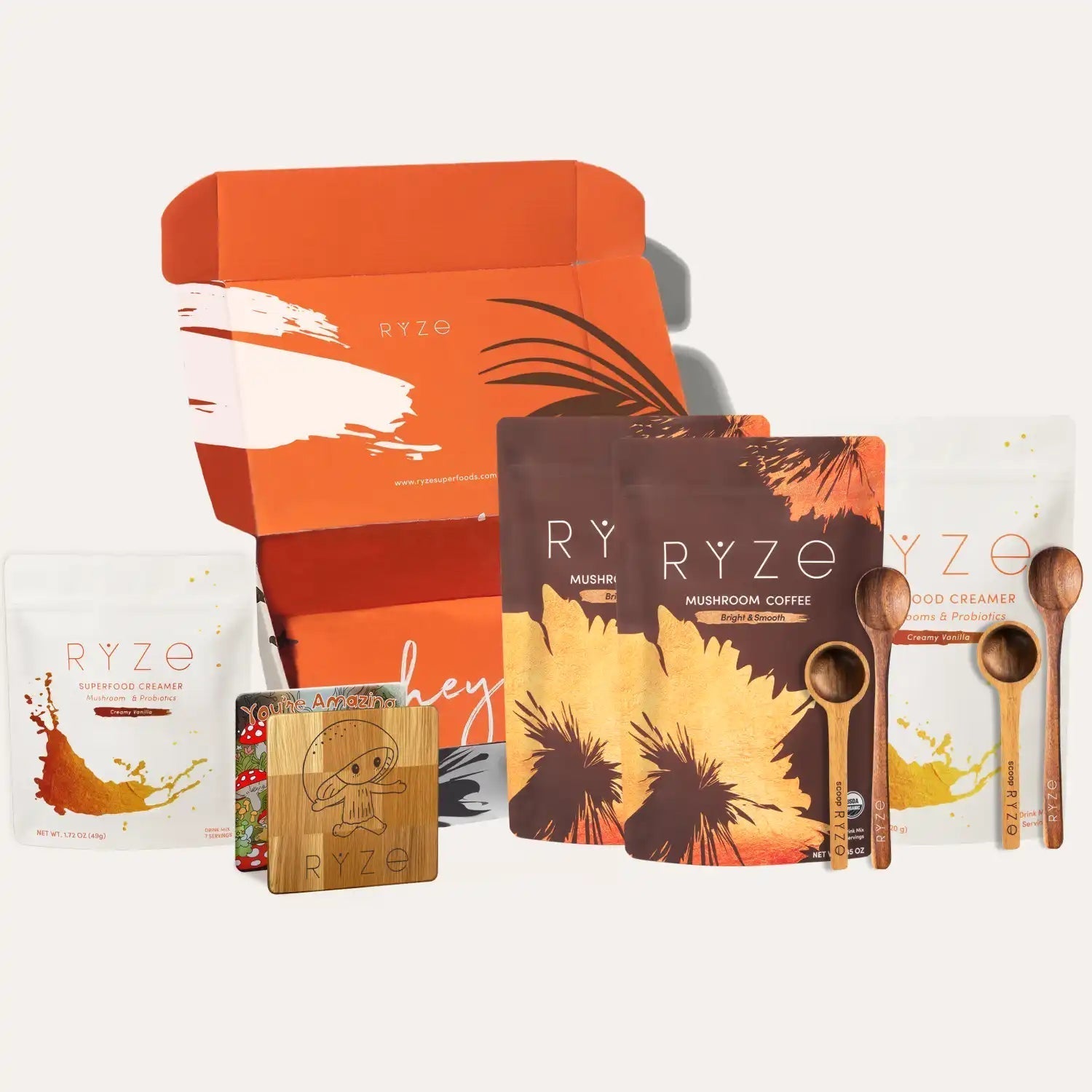 RYZE Starter Gift Set (2 Coffees + 1 Creamer) - Easy Set