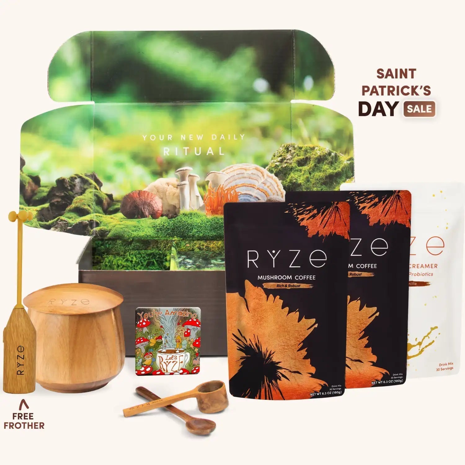 Mushroom Coffee Ritual Set - Fresh Pair