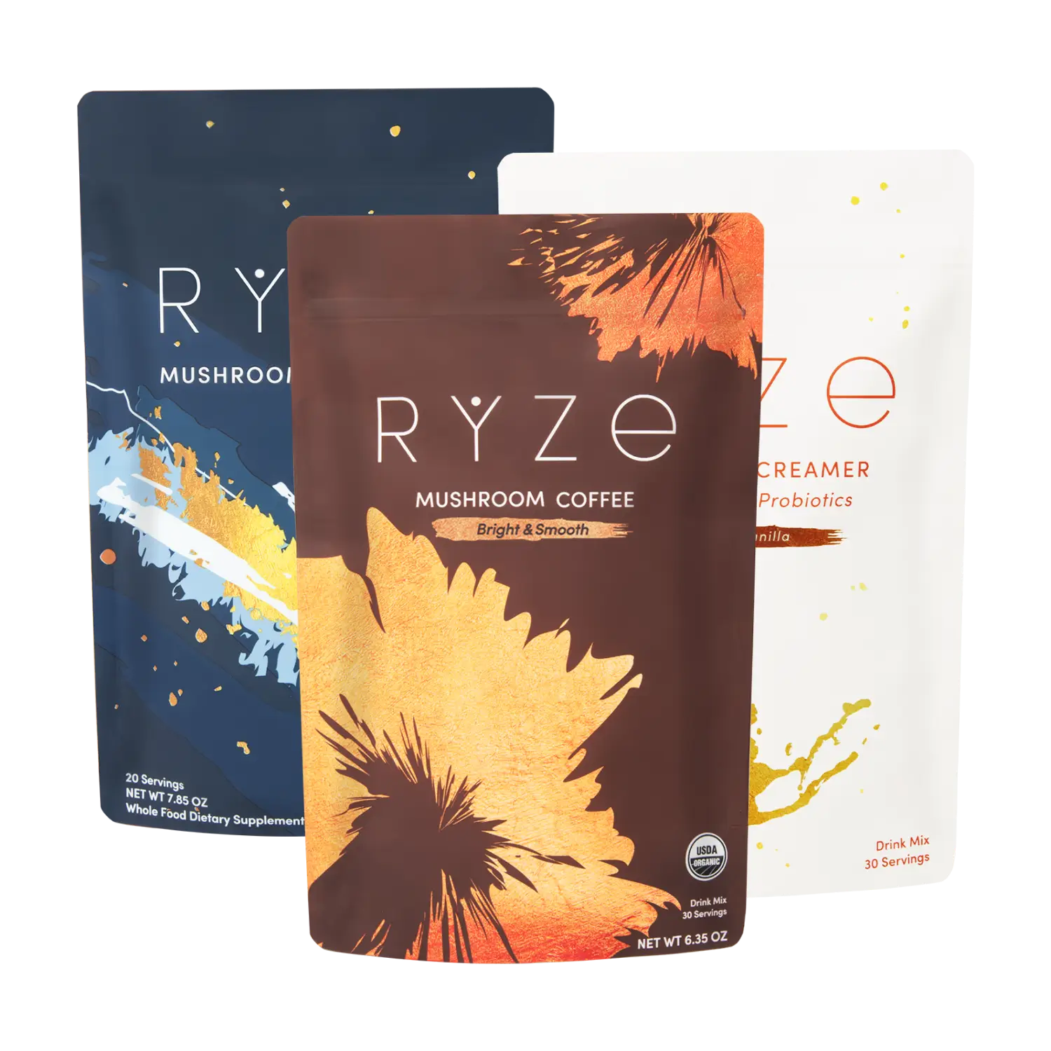 RYZE Ritual Set (Cocoa + Coffee + Creamer) - Ready Routine