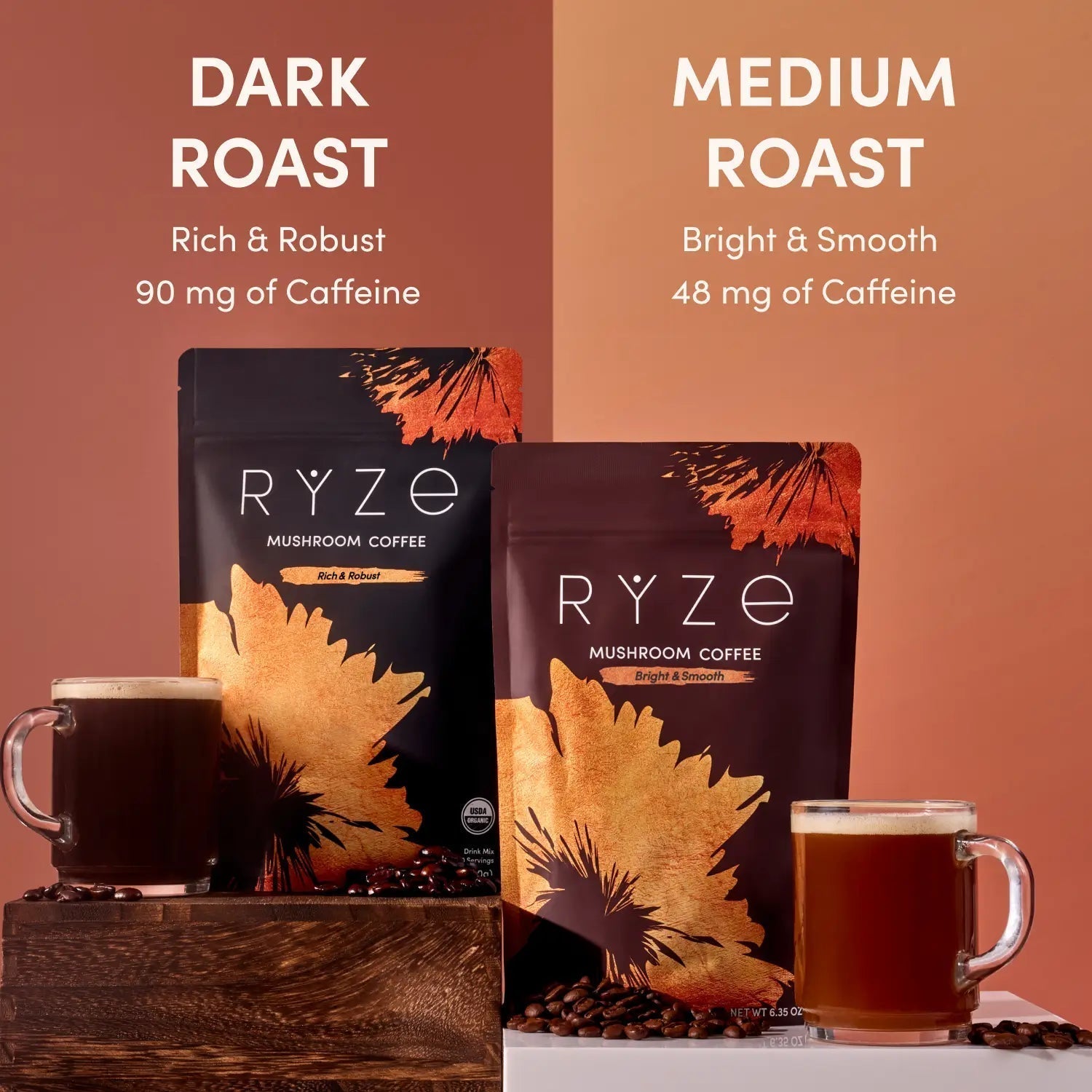 RYZE Ritual Set Dark Roast (90 Day Plan) - Classic Pick