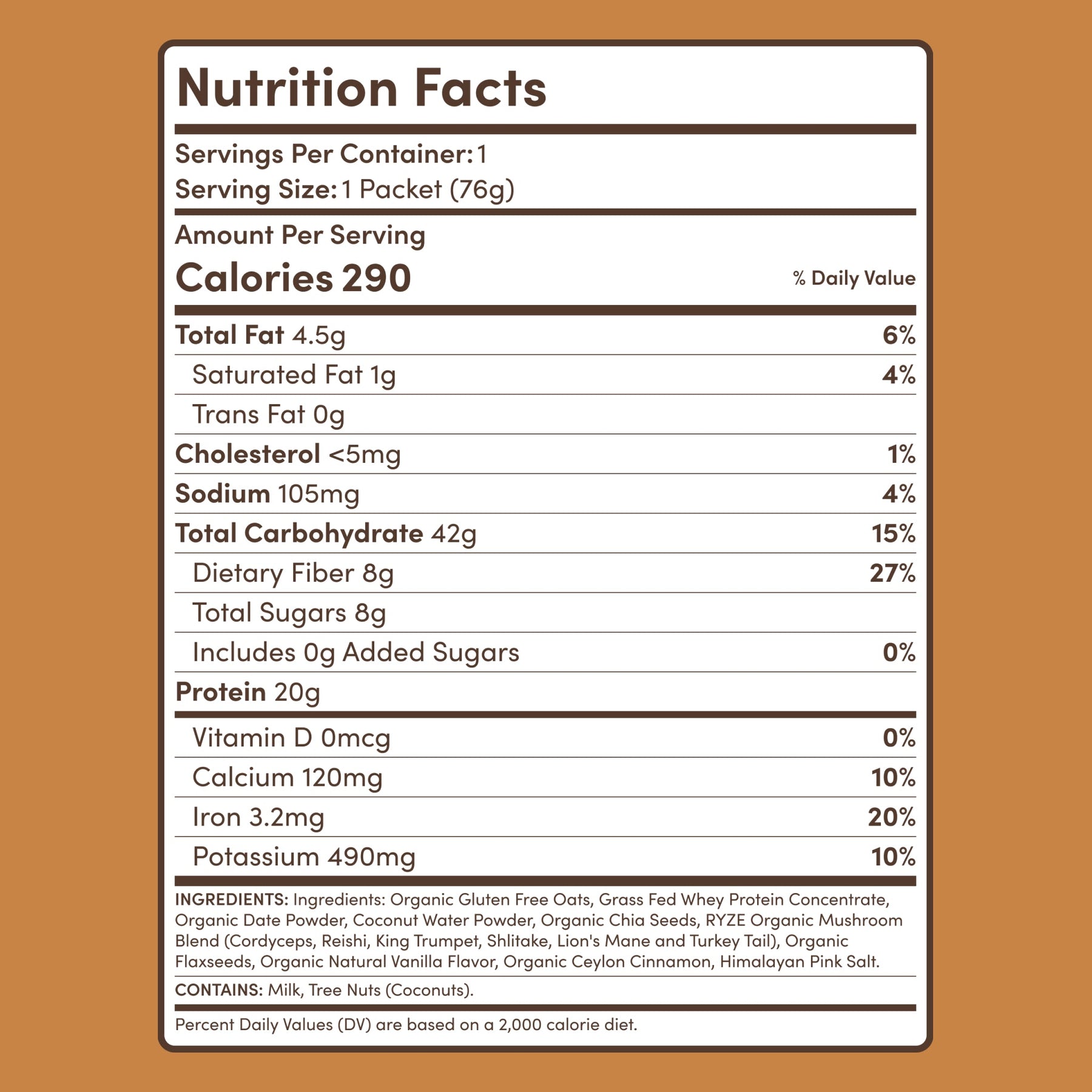 Oats (14 Servings) - Daily Pack