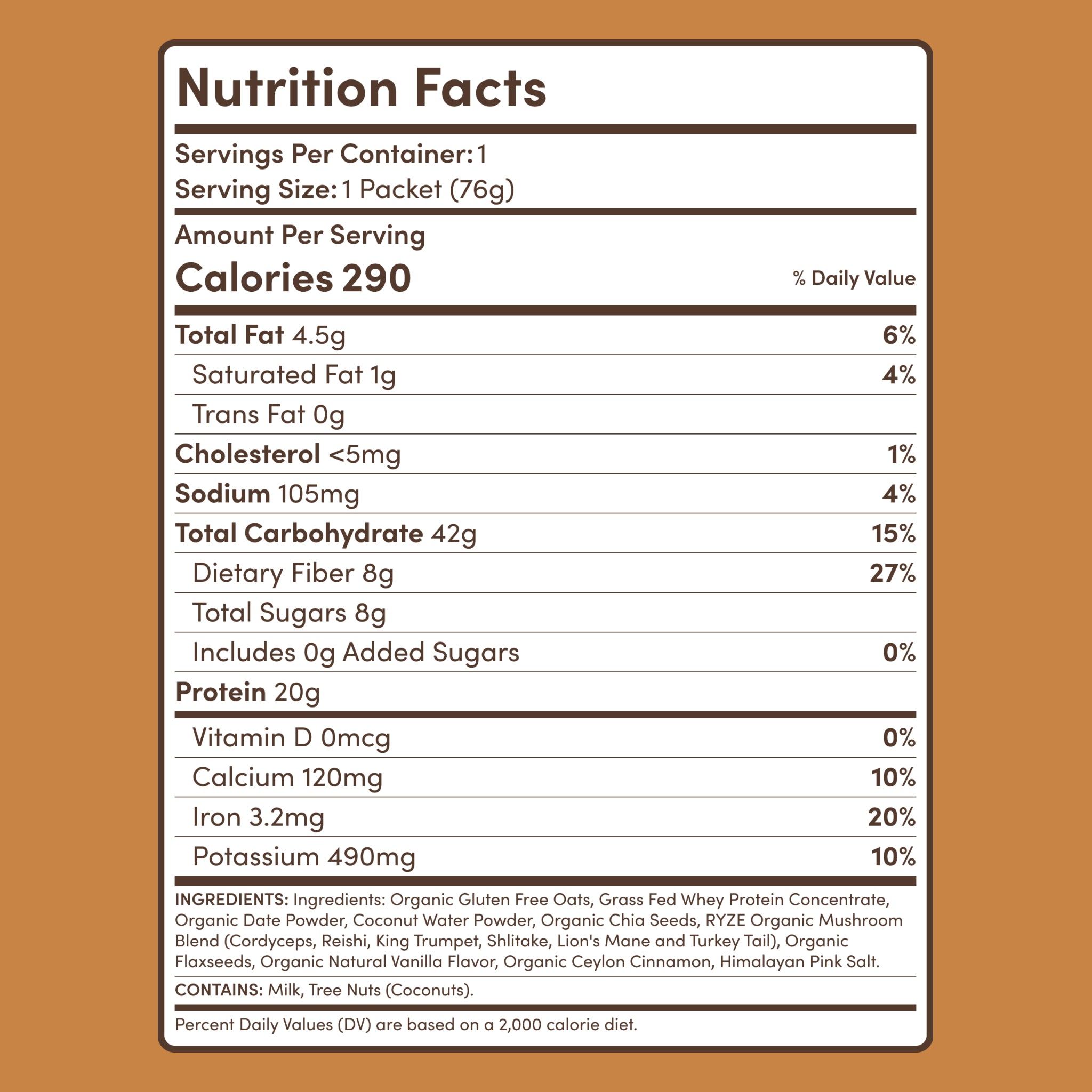 Oats (14 Servings) - Daily Pack