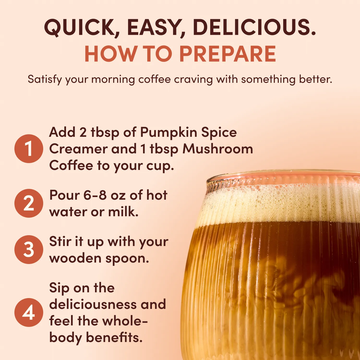Pumpkin Spice Superfood Creamer Add-On (SPECIAL PRICING) - Clean Style