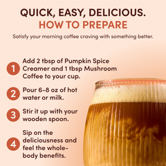 Pumpkin Spice Superfood Creamer Add-On (SPECIAL PRICING) - Clean Style