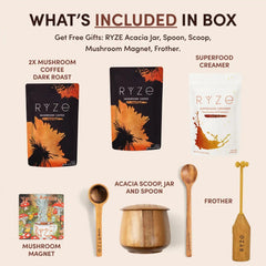 Mushroom Coffee Ritual Set - Fresh Pair