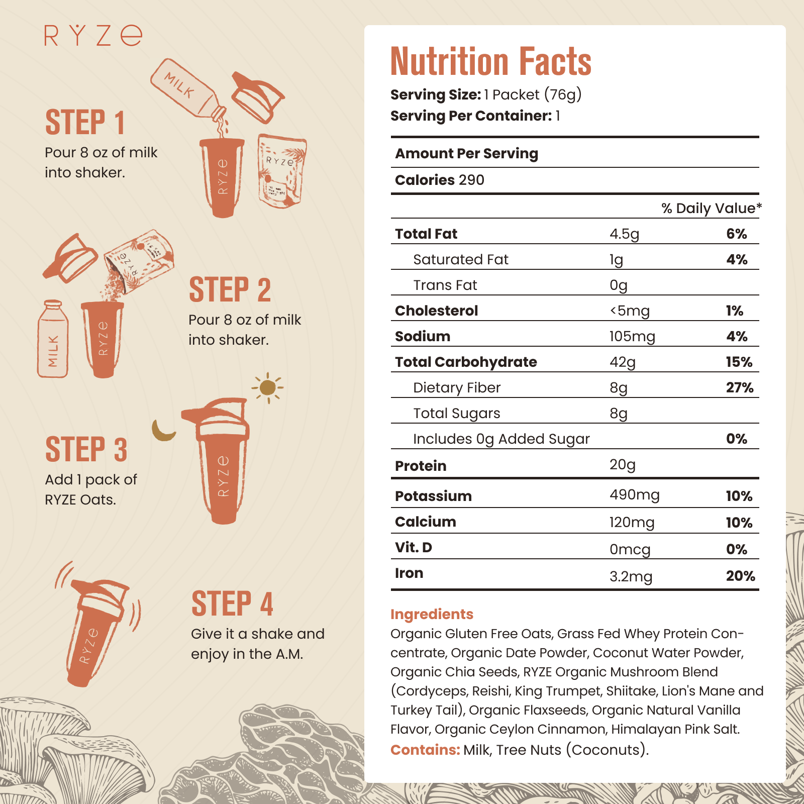 Oats Pack (28 Servings) - Modern Ready