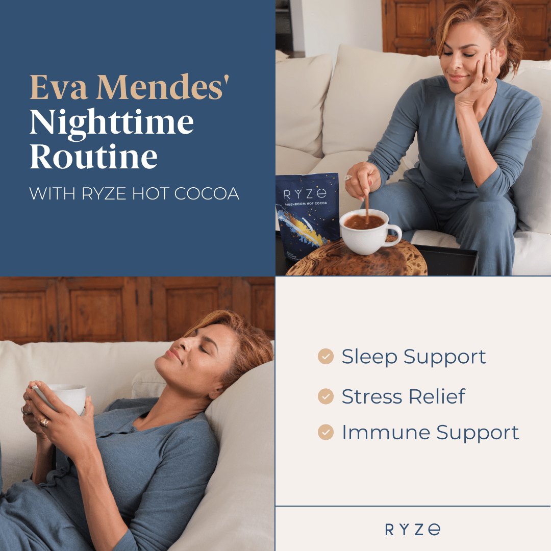 RYZE Hot Cocoa - with 6 Sleep Superfoods to Help Fall Asleep and Stay Asleep - Soft Pick