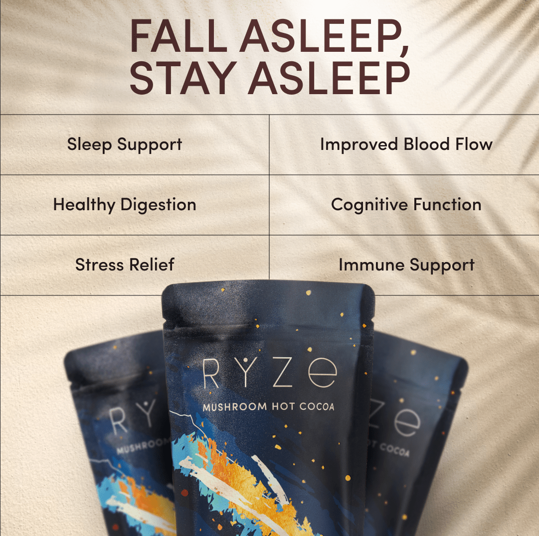 RYZE Hot Cocoa - with 6 Sleep Superfoods to Help Fall Asleep and Stay Asleep - Soft Pick