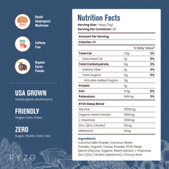 RYZE Hot Cocoa - with 6 Sleep Superfoods to Help Fall Asleep and Stay Asleep - Soft Pick