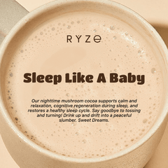 RYZE Hot Cocoa - with 6 Sleep Superfoods to Help Fall Asleep and Stay Asleep - Soft Pick