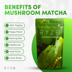 RYZE Organic Matcha Starter Kit (60 servings) - Classic Pick