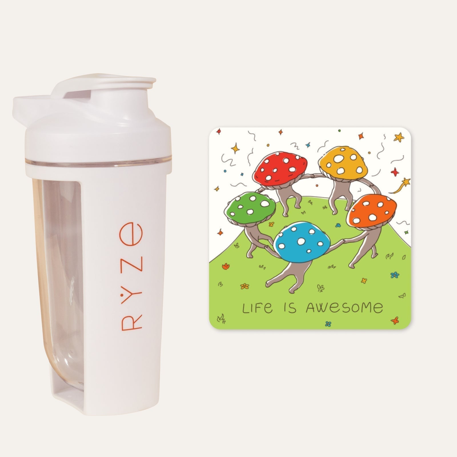 Shaker Bottle + FREE Gifts - Simple Use